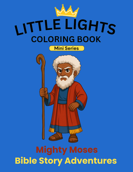 Mighty Moses Coloring Book – Bible Story for Kids (Printable PDF)