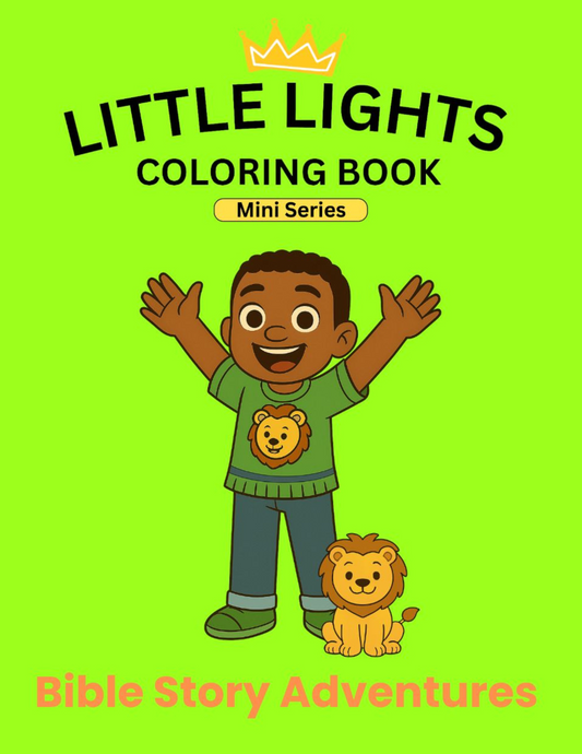 Bible Story Adventures-Faith Based Printable (PDF) Coloring Book