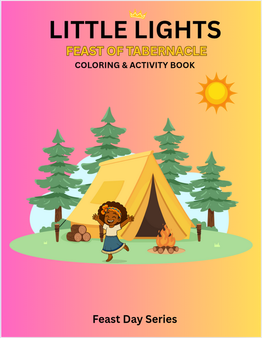 Feast of Tabernacles Coloring and Activity Book - Girls Edition